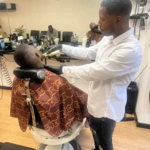 Portrait of Quinten the barber